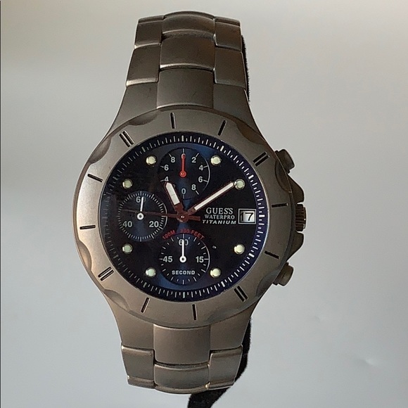 guess titanium watch